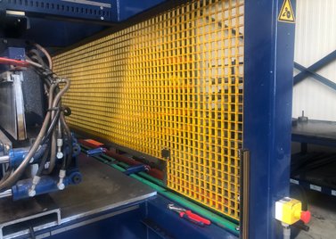 Gele Veiligheidsafscherming voor Machine Narviplastx